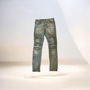 Crysp Olive Mens Jeans Size 32